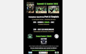  Matchs ESV Handball week-end du 12/13 janvier 2013